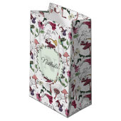 春ガーデンカラフルハミングバードフローラ スモールペーパーバッグ (正面アングル)