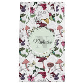 春ガーデンカラフルハミングバードフローラ スモールペーパーバッグ (正面)