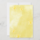 春ガーデングリーンリーベビーシャワー 招待状 (裏面)