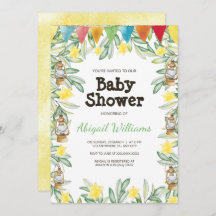 春ガーデングリーンリーベビーシャワー