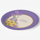 春ガーデンコレクションクリーム ペーパープレート (アングル)