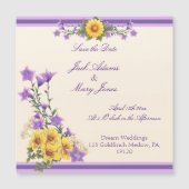 春ガーデンコレクションクリーム マグネット招待状 (正面)