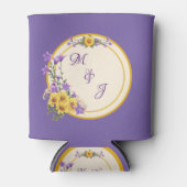 春ガーデンコレクションクリーム 缶クーラー (正面)