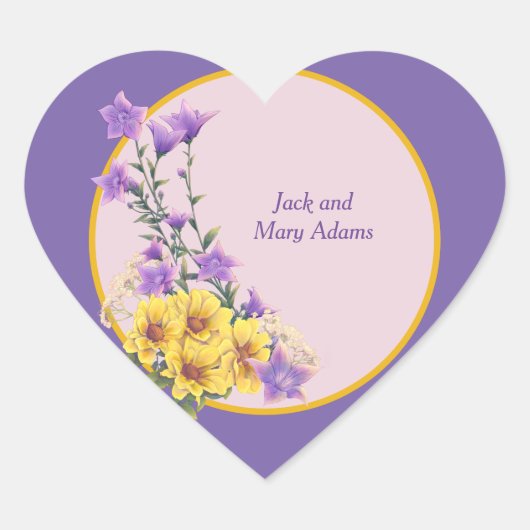 春ガーデンコレクション ハートシール (正面)