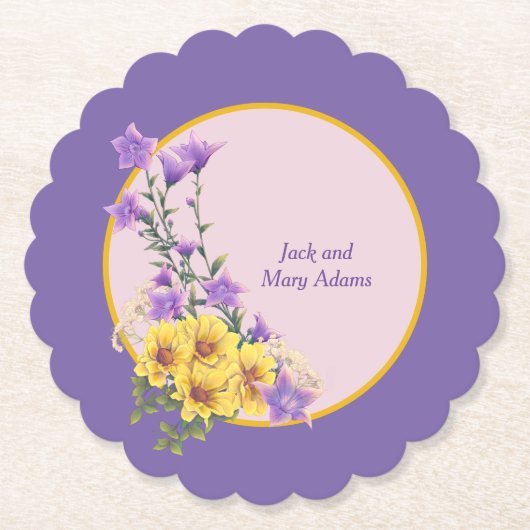 春ガーデンコレクション ペーパーコースター (正面)