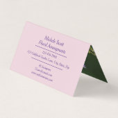 春ガーデンコレクション 名刺 (裏面)