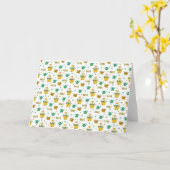 春ガーデンパターン カード (黄色い花)