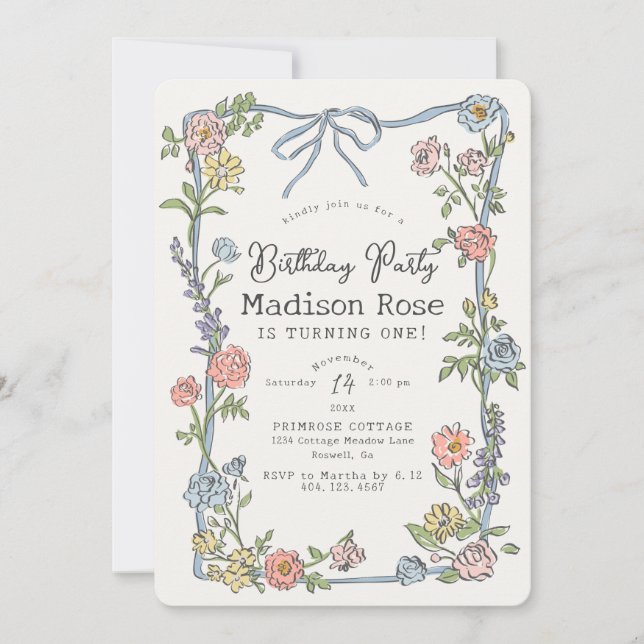 春ガーデンパーティーパステルフローラバースデーパーティー (正面)