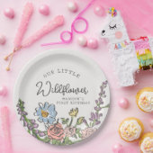 春ガーデンパーティーパステルフローラバースデーパーティー ペーパープレート (パーティー)