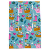 春ガーデンフラワー ミディアムペーパーバッグ (裏面)