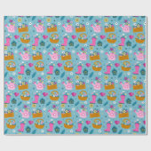 春ガーデンフラワー ラッピングペーパー (フラット)