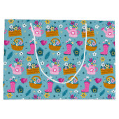 春ガーデンフラワー ラージペーパーバッグ (裏面)