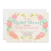 春ガーデンフローラブライダルシャワー招待