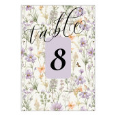 春ガーデンブルーピンクイエローラベンダー 招待状