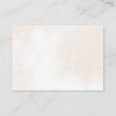 春ガーデンベビーシャワーブックベビー エンクロージャーカード (裏面)