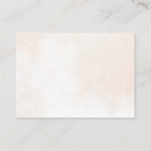 春ガーデンベビーシャワーブックベビー エンクロージャーカード (裏面)