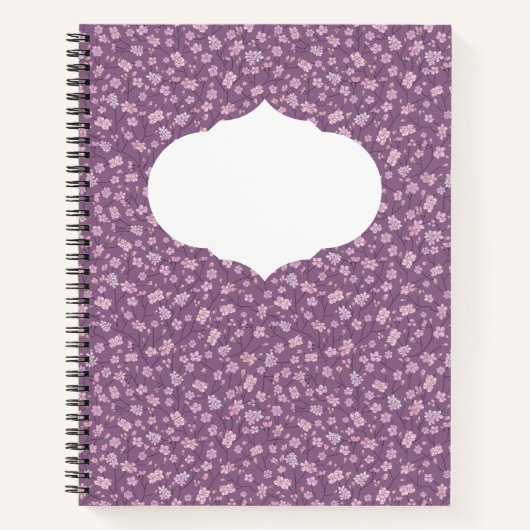 春ガーデンマザーの日アジアの花日本の ノートブック (正面)