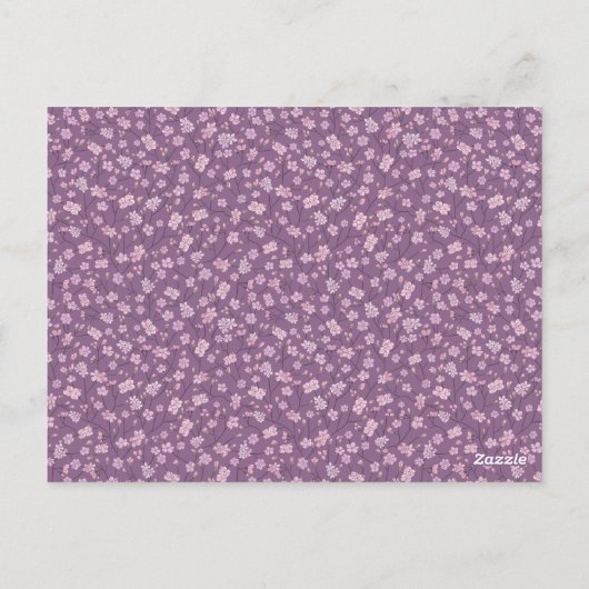 春ガーデンマザーの日アジアの花日本の ポストカード (裏面)