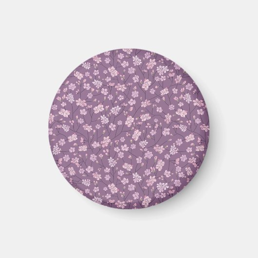 春ガーデンマザーの日アジアの花日本の マグネット (正面)