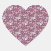 春ガーデンマザーの日アジアクレー中国のン ハートシール (正面)