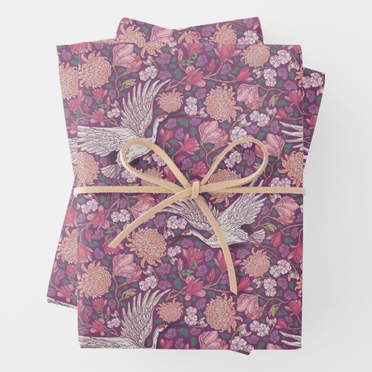 春ガーデンマザーの日アジアクレー中国のン ラッピングペーパーシート (インサイチュ)