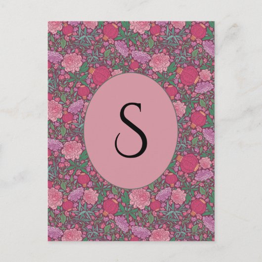 春ガーデンマザーズデイ日本の紙提灯 ポストカード (正面)