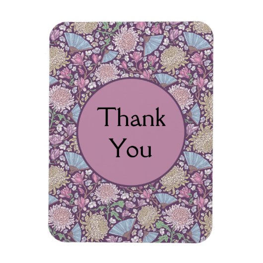 春ガーデンマザーズデイ菊ムームジャパン マグネット (縦)