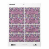 春ガーデンマザーズデイ菊ムームジャパン ラベル (フルシート)