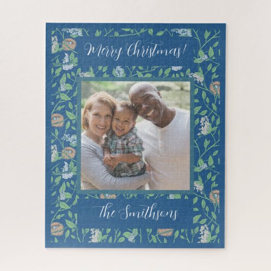 春ガーデンマザーデイロビンネストクイーンアン写真 ジグソーパズル (縦)