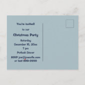 春ガーデンマザーデイロビンネストフォト招待状 インビテーションポストカード (裏面)