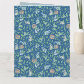 春ガーデンマザーデイロビンネスト写真 カード (裏面)