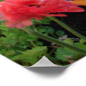 春ガーデンランヌカルスフローラフラワーポスター ポスター (角)