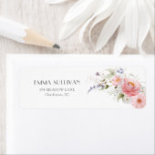 春ガーデンワイルドフラワーピンク結婚ホワイト ラベル (インサイチュ)