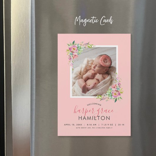 春ガーデン磁気写真誕生のお知らせ