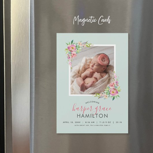 春ガーデン磁気写真誕生のお知らせ