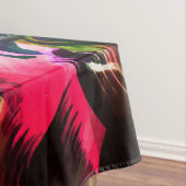 春ガーデン赤面ピンクローズフラワーズ開花 テーブルクロス (インサイチュ)