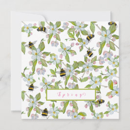 春ガーデン開花と（昆虫）マルハナバチ 招待状