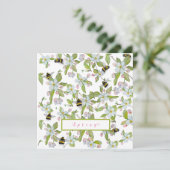 春ガーデン開花と（昆虫）マルハナバチ 招待状 (スタンド正面)