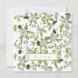 春ガーデン開花と（昆虫）マルハナバチ 招待状