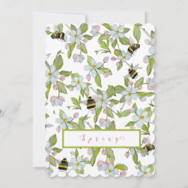 春ガーデン開花と（昆虫）マルハナバチ 招待状