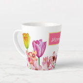 春ガーデン開花 カフェラテマグ (左アングル)