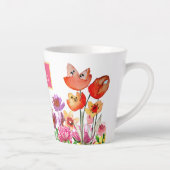 春ガーデン開花 カフェラテマグ (右)