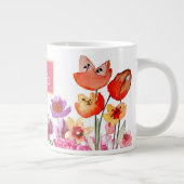 春ガーデン開花 ジャンボコーヒーマグカップ (右)