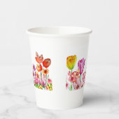 春ガーデン開花 紙コップ (左)