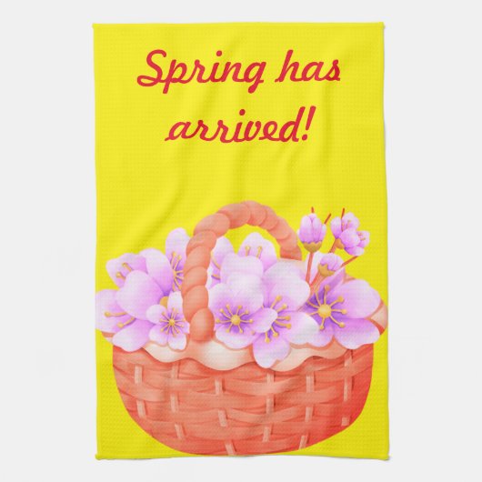 春キッチンタオル キッチンタオル (縦)