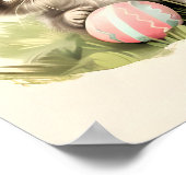 春キッテンイースターバスケット ポスター (角)