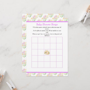 春キツネベビーシャワー 招待状