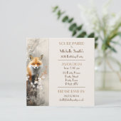 春キツネ誕生日パーティー 招待状 (スタンド正面)