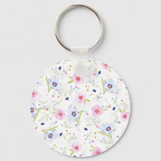春キーチェーン花 キーホルダー (正面)