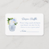 春クラシックフローラジンジャージャーブおむつラッフル エンクロージャーカード (正面)